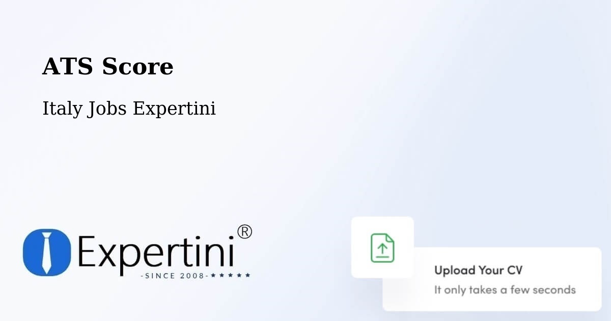 Resume ATS Score & Job Description Match Tool – Cles - Italy Jobs Expertini
